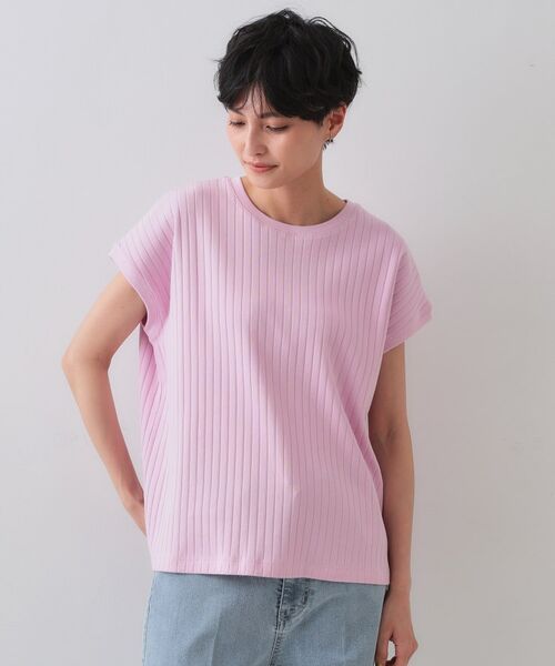 OPAQUE.CLIP / オペーク ドット クリップ カットソー | ワイドリブフレンチTシャツ【洗濯機洗い可】 | 詳細13