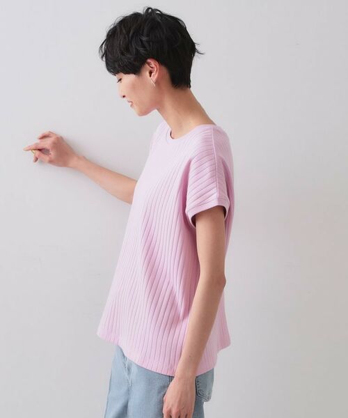 OPAQUE.CLIP / オペーク ドット クリップ カットソー | ワイドリブフレンチTシャツ【洗濯機洗い可】 | 詳細14