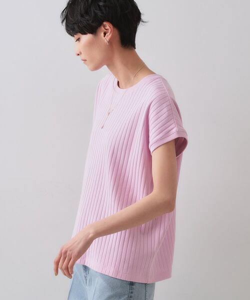 OPAQUE.CLIP / オペーク ドット クリップ カットソー | ワイドリブフレンチTシャツ【洗濯機洗い可】 | 詳細9