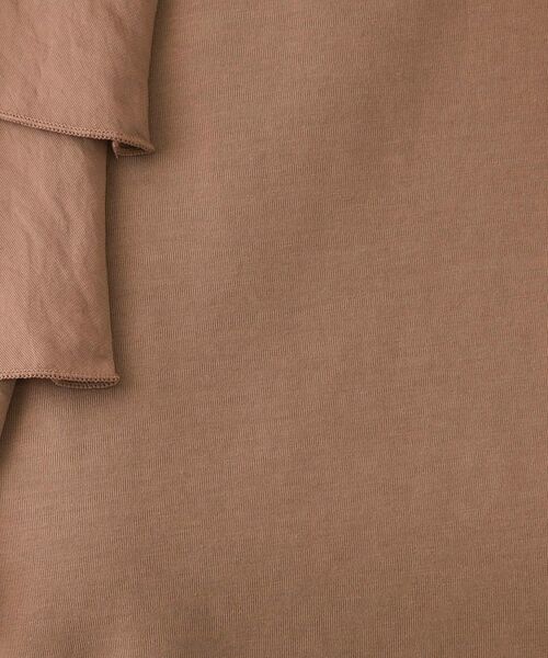 OPAQUE.CLIP / オペーク ドット クリップ カットソー | ショルダーフリルドッキングカットソー【UV/接触冷感/洗濯機洗い可】 | 詳細11