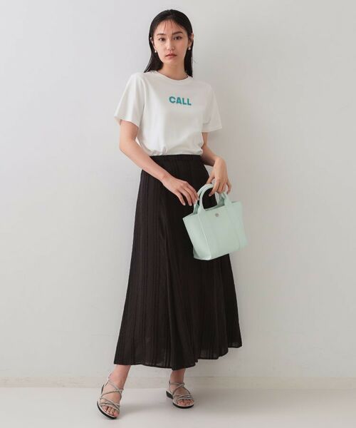 OPAQUE.CLIP / オペーク ドット クリップ Tシャツ | カラーロゴTシャツ【洗濯機洗い可】 | 詳細2