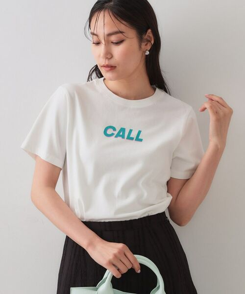 OPAQUE. CLIP/オペーク ドット クリップ カラーロゴTシャツ ホワイト(001) 38(M) OPAQUE. CLIP/オペーク ドット クリップ カラーロゴTシャツ ホワイト(001) 38(M)