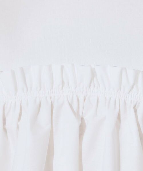 OPAQUE.CLIP / オペーク ドット クリップ カットソー | ギャザーフリルドッキングカットソー【洗濯機洗い可】 | 詳細18