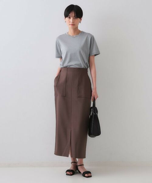 OPAQUE.CLIP / オペーク ドット クリップ Tシャツ | ラメベーシックTシャツ【洗濯機洗い可】 | 詳細10