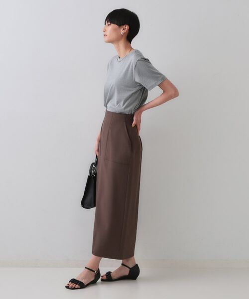 OPAQUE.CLIP / オペーク ドット クリップ Tシャツ | ラメベーシックTシャツ【洗濯機洗い可】 | 詳細11