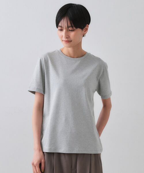 OPAQUE.CLIP / オペーク ドット クリップ Tシャツ | ラメベーシックTシャツ【洗濯機洗い可】 | 詳細13