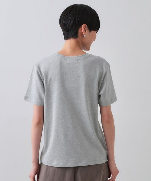 OPAQUE.CLIP / オペーク ドット クリップ Tシャツ | ラメベーシックTシャツ【洗濯機洗い可】 | 詳細15
