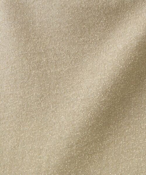 OPAQUE.CLIP / オペーク ドット クリップ Tシャツ | ラメベーシックTシャツ【洗濯機洗い可】 | 詳細4