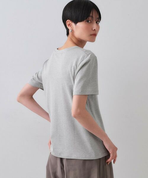 OPAQUE.CLIP / オペーク ドット クリップ Tシャツ | ラメベーシックTシャツ【洗濯機洗い可】 | 詳細5