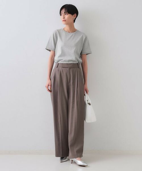 OPAQUE.CLIP / オペーク ドット クリップ Tシャツ | ラメベーシックTシャツ【洗濯機洗い可】 | 詳細6