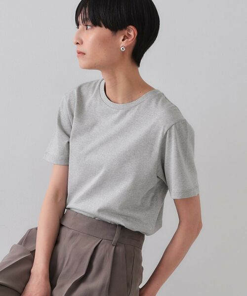 OPAQUE. CLIP/オペーク ドット クリップ ラメベーシックTシャツ【洗濯機洗い可】 グレー(612) 38(M) OPAQUE. CLIP/オペーク ドット クリップ ラメベーシックTシャツ【洗濯機洗い可】 グレー(612) 38(M)