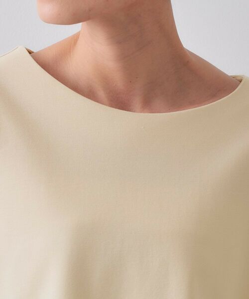 OPAQUE.CLIP / オペーク ドット クリップ カットソー | ボリュームスリーブペプラムトップス【洗濯機洗い可】 | 詳細16