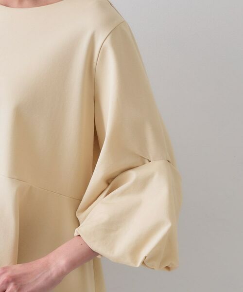 OPAQUE.CLIP / オペーク ドット クリップ カットソー | ボリュームスリーブペプラムトップス【洗濯機洗い可】 | 詳細18