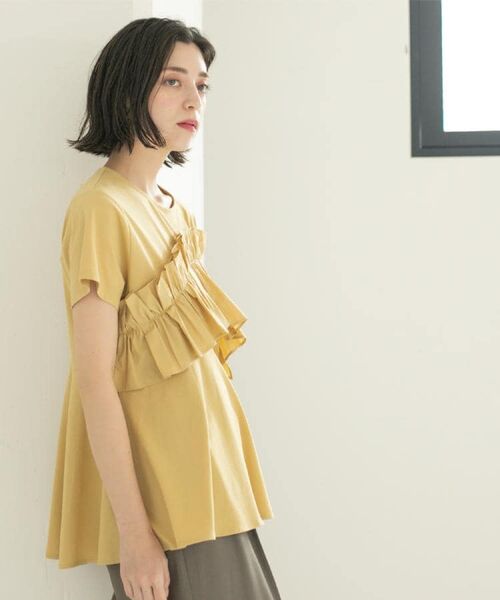 OPAQUE.CLIP / オペーク ドット クリップ カットソー | フリルドッキングペプラムトップス【接触冷感/洗濯機洗い可】 | 詳細27