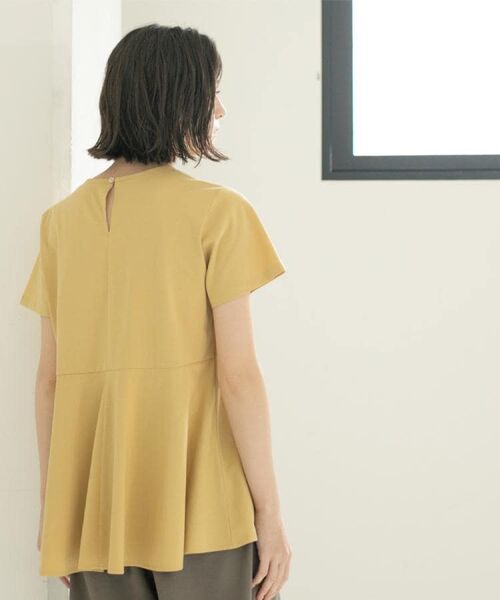 OPAQUE.CLIP / オペーク ドット クリップ カットソー | フリルドッキングペプラムトップス【接触冷感/洗濯機洗い可】 | 詳細28