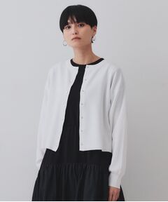 OPAQUE.CLIP / オペーク ドット クリップ カーディガン・ボレロ | スナップボタンショートニットカーディガン【洗濯機洗い可/抗ピル】