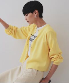 OPAQUE.CLIP / オペーク ドット クリップ カーディガン・ボレロ | スナップボタンショートニットカーディガン【洗濯機洗い可/抗ピル】