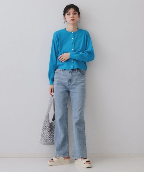 OPAQUE.CLIP / オペーク ドット クリップ カーディガン・ボレロ | スナップボタンショートニットカーディガン【洗濯機洗い可/抗ピル】 | 詳細13