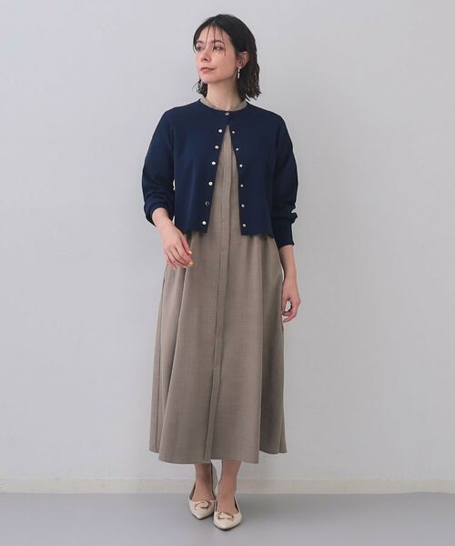 OPAQUE.CLIP / オペーク ドット クリップ カーディガン・ボレロ | スナップボタンショートニットカーディガン【洗濯機洗い可/抗ピル】 | 詳細17