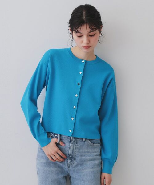 OPAQUE.CLIP / オペーク ドット クリップ カーディガン・ボレロ | スナップボタンショートニットカーディガン【洗濯機洗い可/抗ピル】 | 詳細20