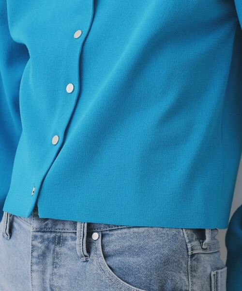 OPAQUE.CLIP / オペーク ドット クリップ カーディガン・ボレロ | スナップボタンショートニットカーディガン【洗濯機洗い可/抗ピル】 | 詳細26