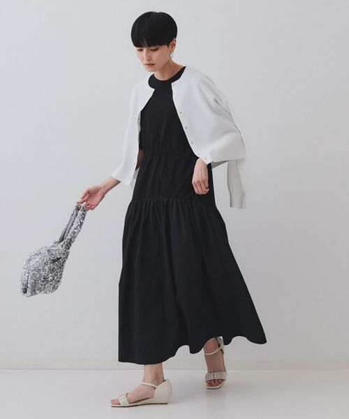 OPAQUE.CLIP / オペーク ドット クリップ カーディガン・ボレロ | スナップボタンショートニットカーディガン【洗濯機洗い可/抗ピル】 | 詳細4