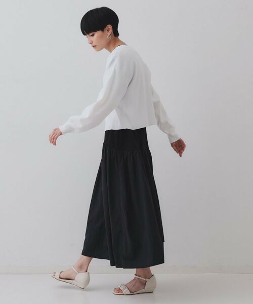 OPAQUE.CLIP / オペーク ドット クリップ カーディガン・ボレロ | スナップボタンショートニットカーディガン【洗濯機洗い可/抗ピル】 | 詳細5