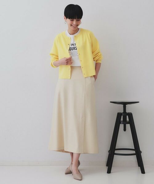 OPAQUE.CLIP / オペーク ドット クリップ カーディガン・ボレロ | スナップボタンショートニットカーディガン【洗濯機洗い可/抗ピル】 | 詳細9