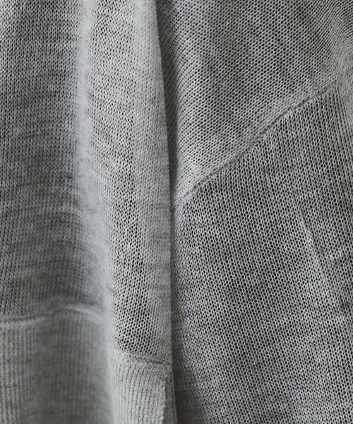 OPAQUE.CLIP / オペーク ドット クリップ カーディガン・ボレロ | ポケットシアーニットカーディガン【洗濯機洗い可】 | 詳細4