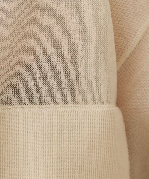 OPAQUE.CLIP / オペーク ドット クリップ カーディガン・ボレロ | ポケットシアーニットカーディガン【洗濯機洗い可】 | 詳細8