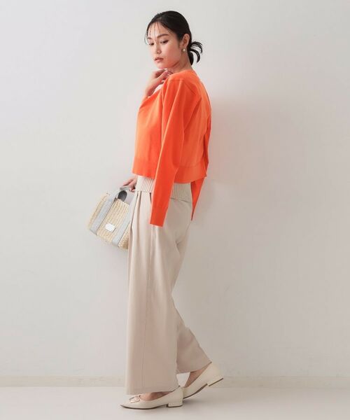 OPAQUE.CLIP / オペーク ドット クリップ カーディガン・ボレロ | ショートニットカーディガン【UV/洗濯機洗い可】 | 詳細14