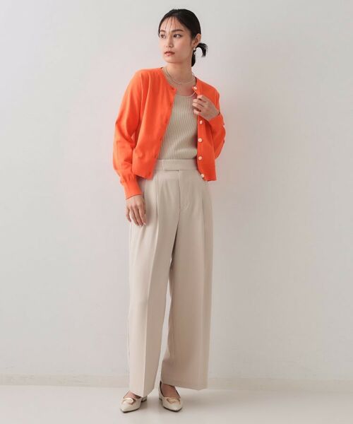 OPAQUE.CLIP / オペーク ドット クリップ カーディガン・ボレロ | ショートニットカーディガン【UV/洗濯機洗い可】 | 詳細15