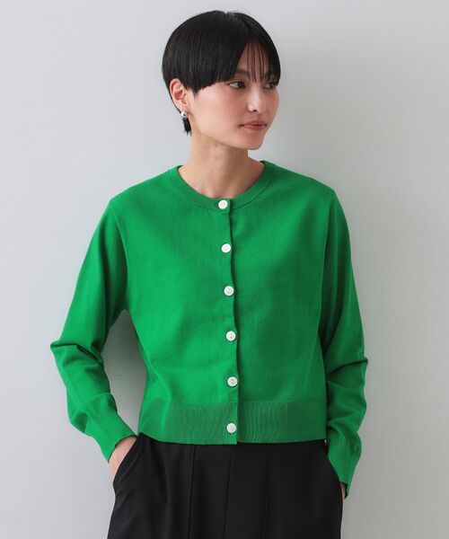 OPAQUE.CLIP / オペーク ドット クリップ カーディガン・ボレロ | ショートニットカーディガン【UV/洗濯機洗い可】 | 詳細17