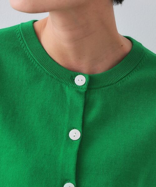 OPAQUE.CLIP / オペーク ドット クリップ カーディガン・ボレロ | ショートニットカーディガン【UV/洗濯機洗い可】 | 詳細20