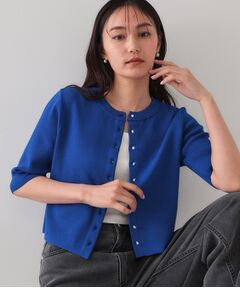 OPAQUE.CLIP / オペーク ドット クリップ カーディガン・ボレロ | ショートニットカーディガン【洗濯機洗い可】