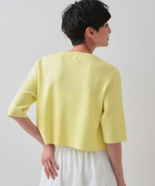 OPAQUE.CLIP / オペーク ドット クリップ カーディガン・ボレロ | ショートニットカーディガン【洗濯機洗い可】 | 詳細5