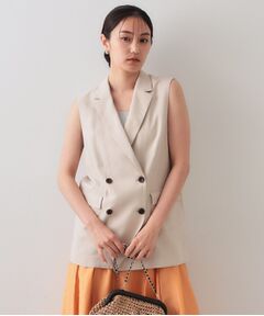 OPAQUE.CLIP / オペーク ドット クリップ ベスト | 《美人百花掲載》テーラードジレ/セットアップ対応【洗える】