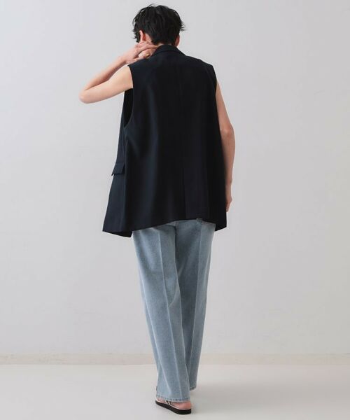 OPAQUE.CLIP / オペーク ドット クリップ ベスト | 《美人百花掲載》テーラードジレ/セットアップ対応【洗える】 | 詳細13