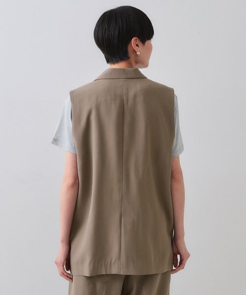 OPAQUE.CLIP / オペーク ドット クリップ ベスト | 《美人百花掲載》テーラードジレ/セットアップ対応【洗える】 | 詳細17