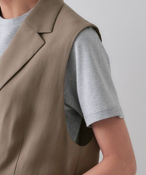 OPAQUE.CLIP / オペーク ドット クリップ ベスト | 《美人百花掲載》テーラードジレ/セットアップ対応【洗える】 | 詳細19