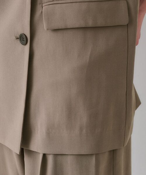 OPAQUE.CLIP / オペーク ドット クリップ ベスト | 《美人百花掲載》テーラードジレ/セットアップ対応【洗える】 | 詳細21