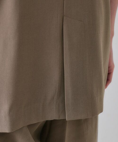 OPAQUE.CLIP / オペーク ドット クリップ ベスト | 《美人百花掲載》テーラードジレ/セットアップ対応【洗える】 | 詳細22