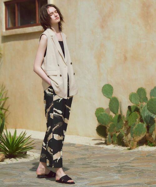 OPAQUE.CLIP / オペーク ドット クリップ ベスト | 《美人百花掲載》テーラードジレ/セットアップ対応【洗える】 | 詳細26