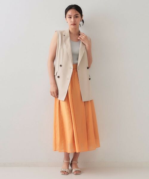 OPAQUE.CLIP / オペーク ドット クリップ ベスト | 《美人百花掲載》テーラードジレ/セットアップ対応【洗える】 | 詳細3