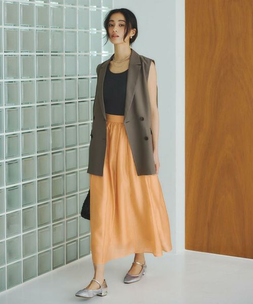 OPAQUE.CLIP / オペーク ドット クリップ ベスト | 《美人百花掲載》テーラードジレ/セットアップ対応【洗える】 | 詳細6