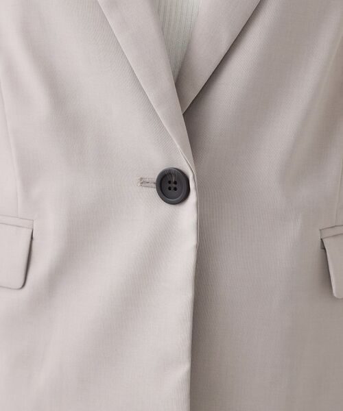OPAQUE.CLIP / オペーク ドット クリップ テーラードジャケット | ストレッチリネンライクショートテーラードジャケット【UV/洗濯機洗い可/抗ピル】 | 詳細17