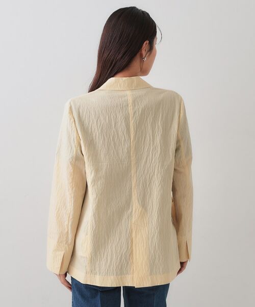 OPAQUE.CLIP / オペーク ドット クリップ テーラードジャケット | シアーストライプテーラードジャケット【洗濯機洗い可】 | 詳細11