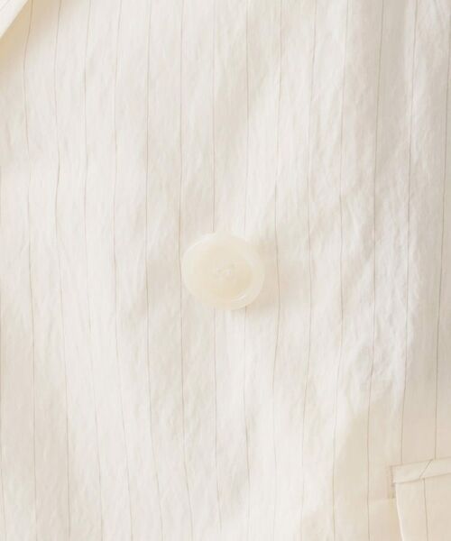 OPAQUE.CLIP / オペーク ドット クリップ テーラードジャケット | シアーストライプテーラードジャケット【洗濯機洗い可】 | 詳細4