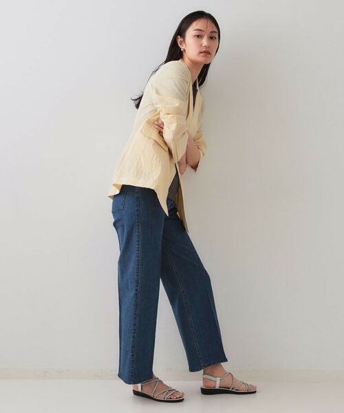 OPAQUE.CLIP / オペーク ドット クリップ テーラードジャケット | シアーストライプテーラードジャケット【洗濯機洗い可】 | 詳細7