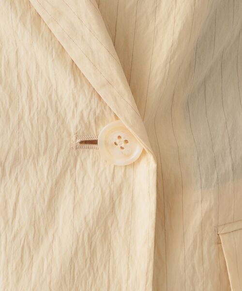 OPAQUE.CLIP / オペーク ドット クリップ テーラードジャケット | シアーストライプテーラードジャケット【洗濯機洗い可】 | 詳細8